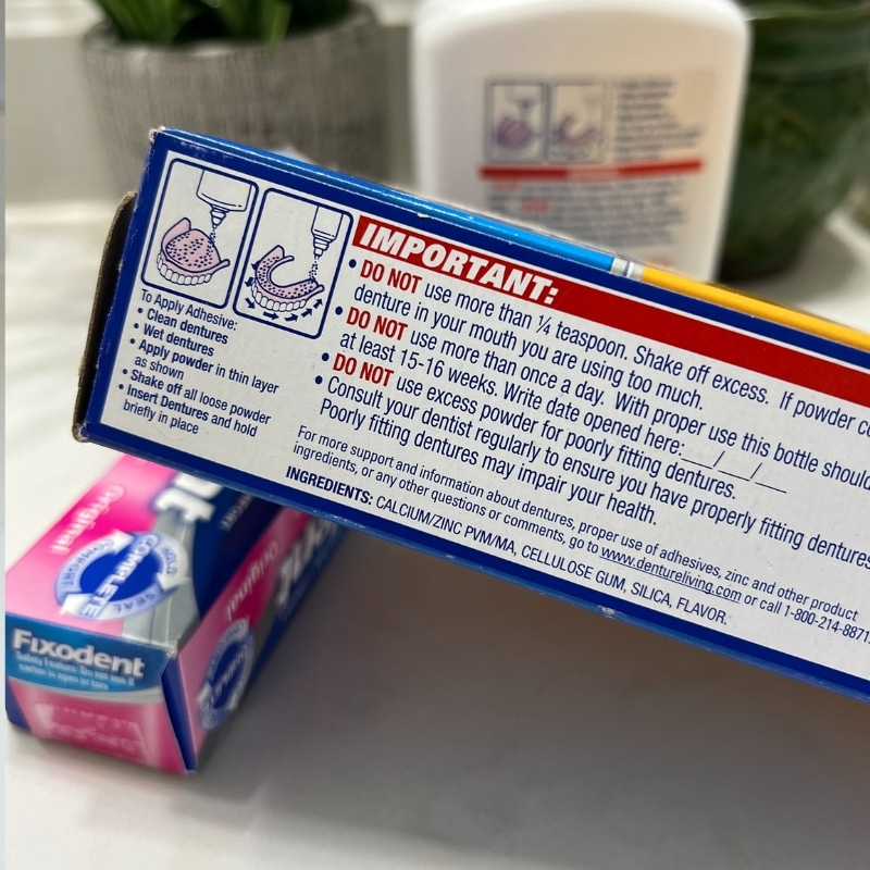 Denture adhesives work differently for everyone. Your saliva makeup determines what will work for you.